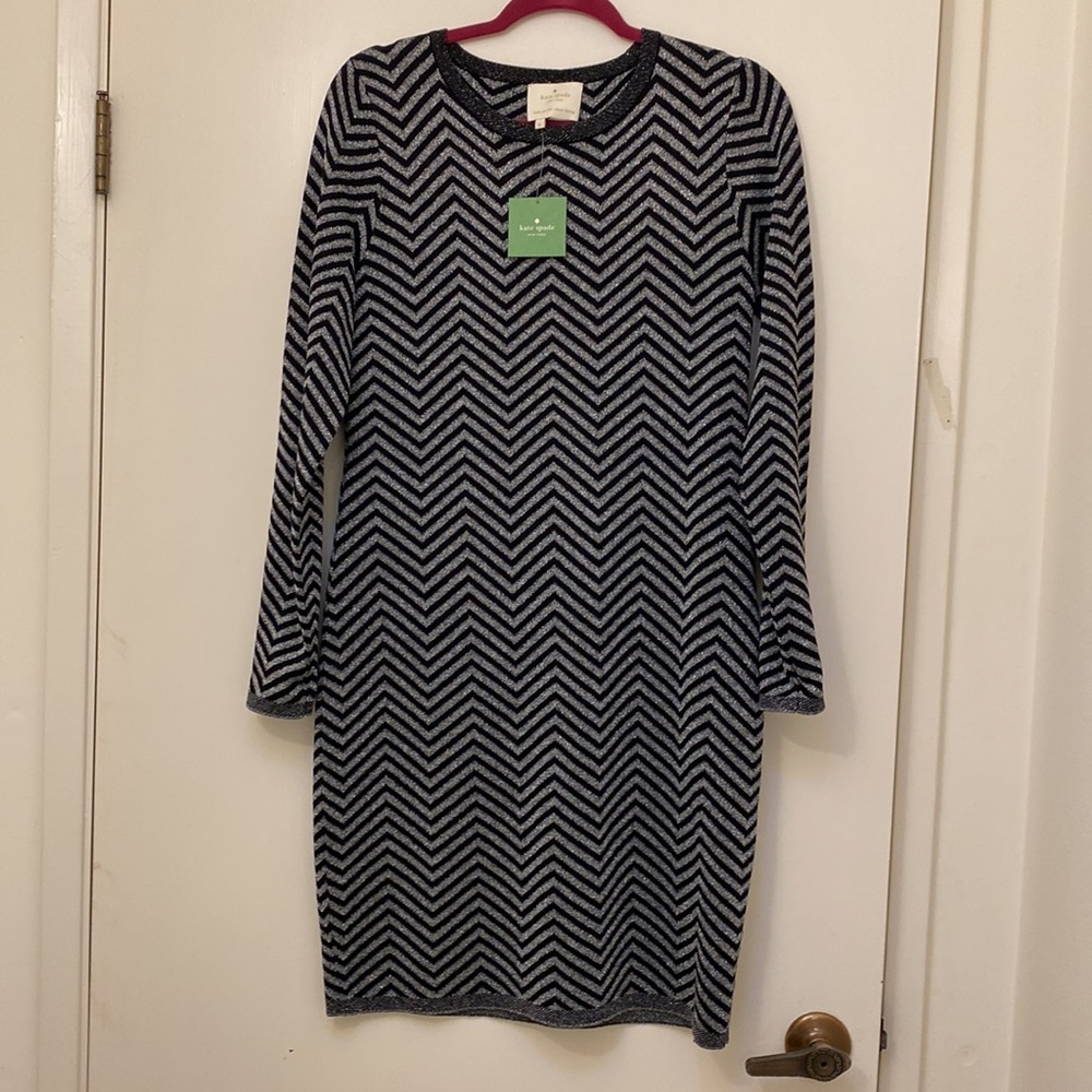 Kate Spade with tags silver dress size M